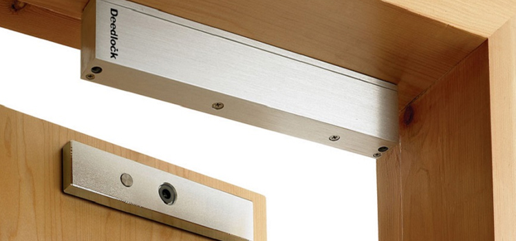 Magnetic lock installation Anderson